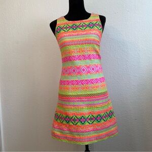 Britt Ryan embroidered colorful dress size size 6